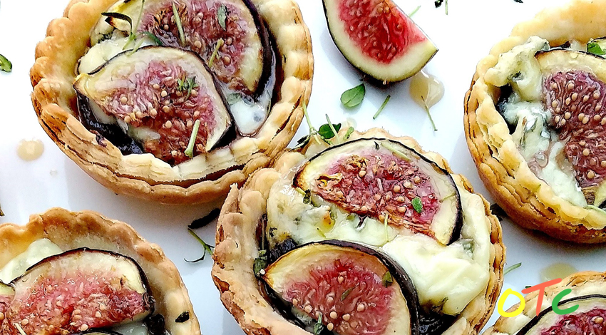 Blue Cheese, Fig and Red Onion&nbsp;Tartlets