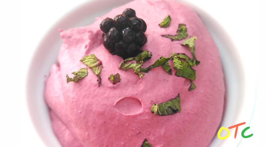 Blackberry and Lemon&nbsp;Mousse
