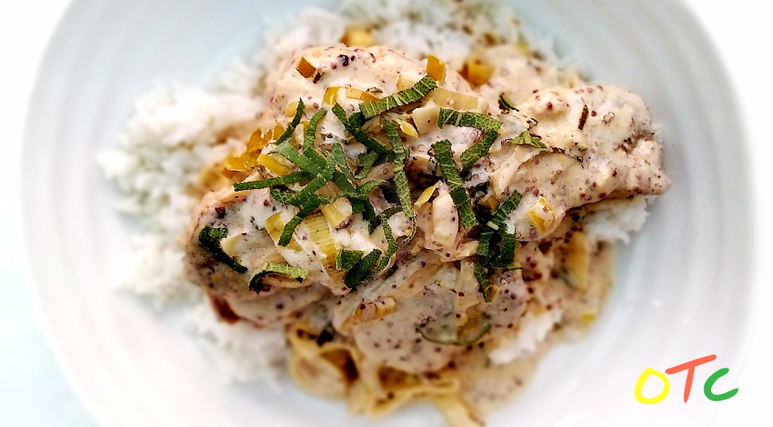Pork in Mustard and Sage&nbsp;Sauce