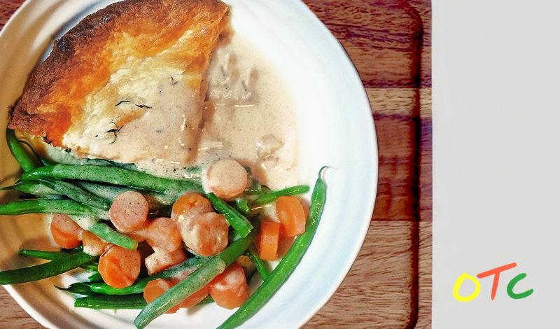 Leftover Chicken and Shallot&nbsp;Pie