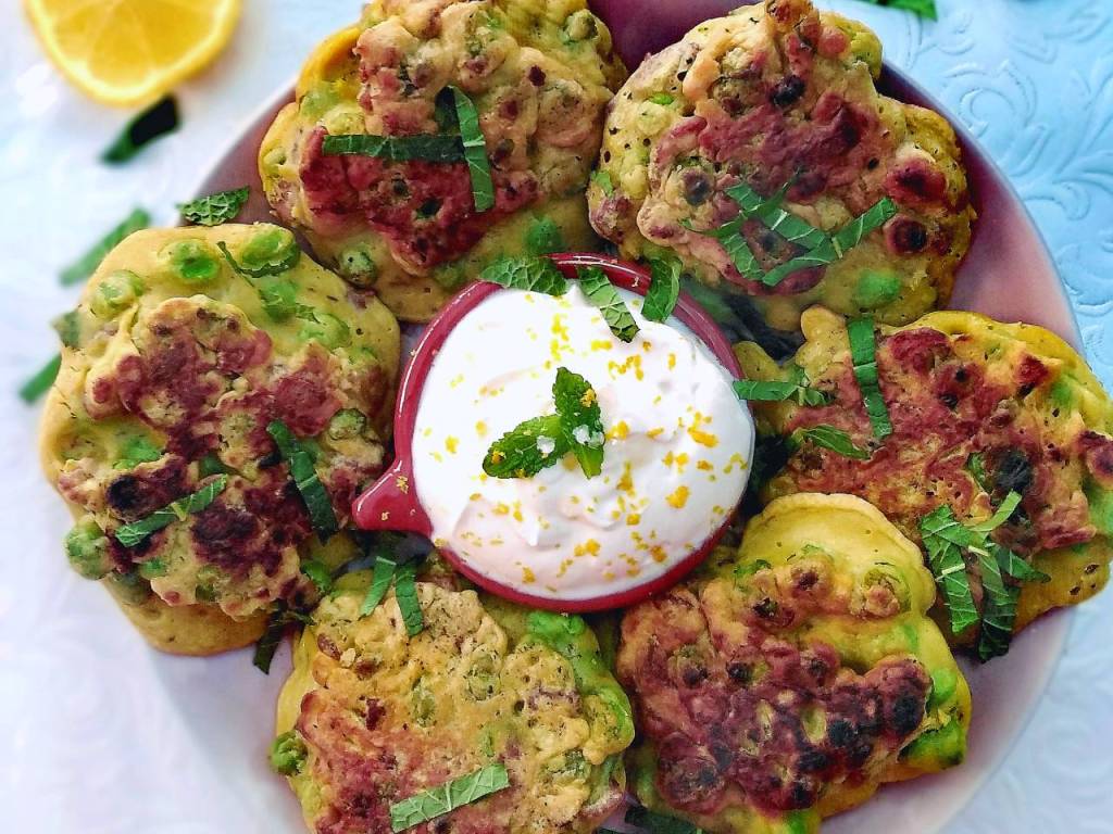 Marrowfat Pea and Bacon&nbsp;Fritters