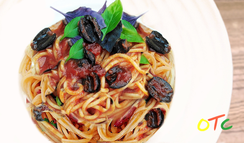 Anchovy and Black Olive Pasta
