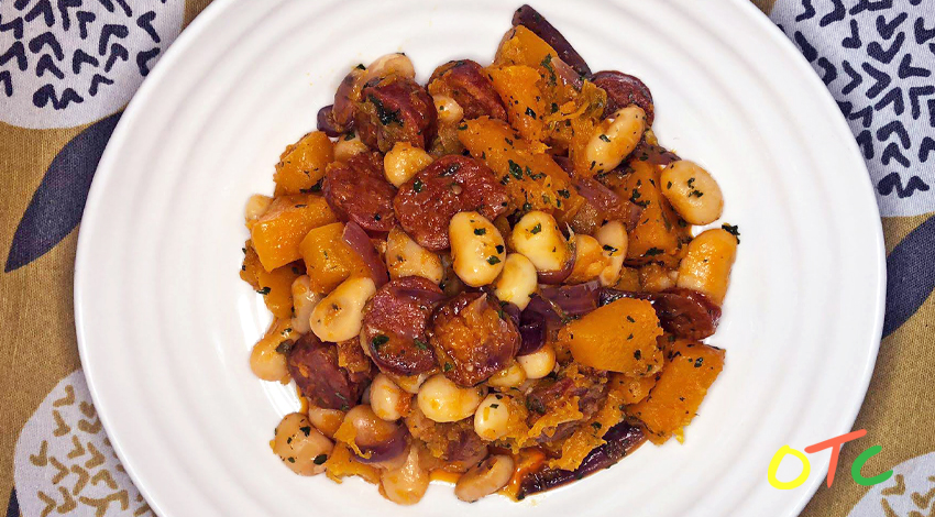 Squash and Chorizo One Pot