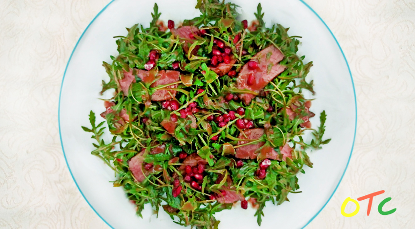 Steak and Pomegranate Salad