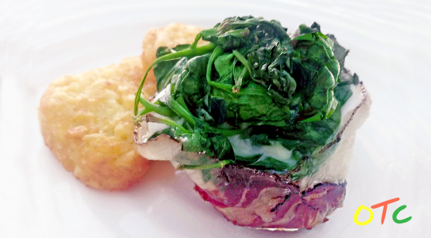 Egg and Spinach Prosciutto Cups