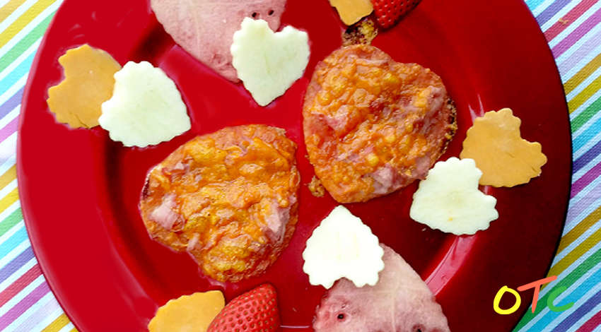 Kid’s Quick Heart-Shaped Pizza