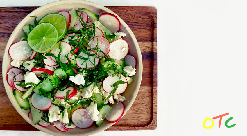 Cucumber and Radish&nbsp;Salad