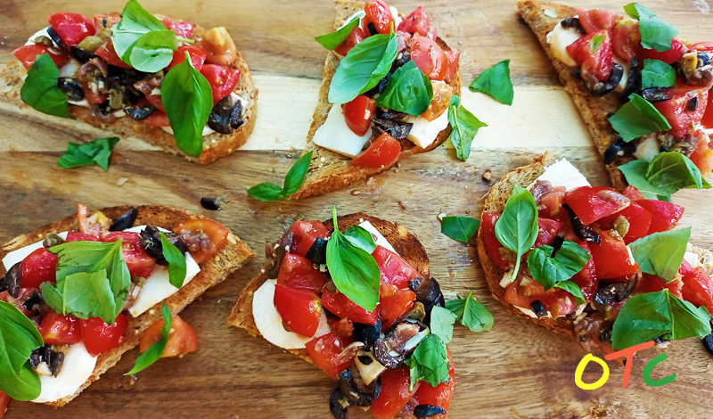 Tomato and Anchovy&nbsp;Toasts