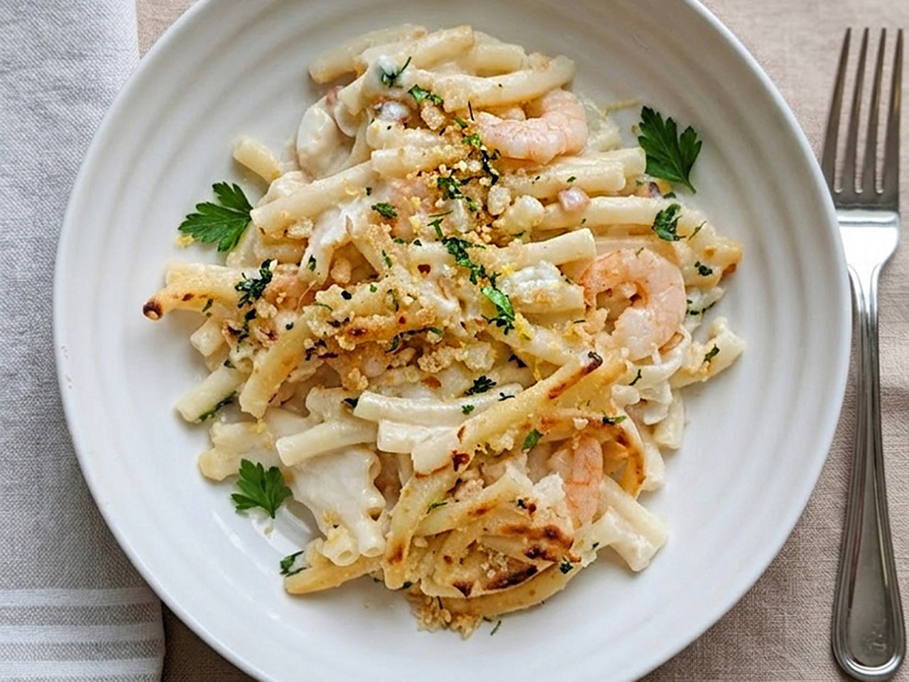 Crab and Prawn Mac n Cheese