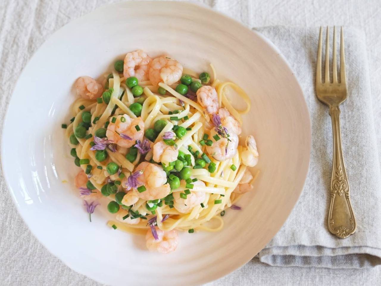 Quick Frozen Prawn Pasta Recipe
