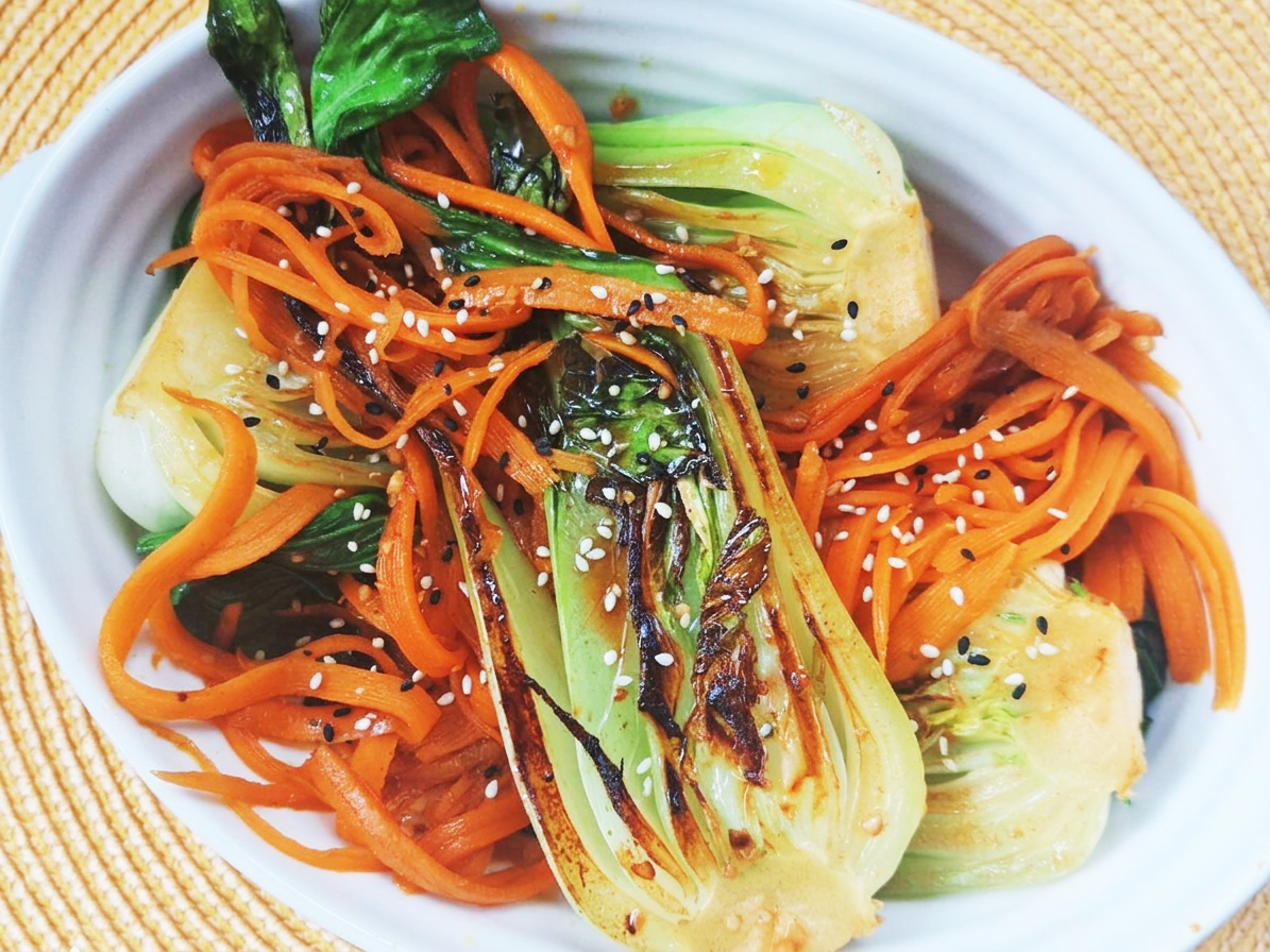 Carrot and Pak Choi Sesame Mix